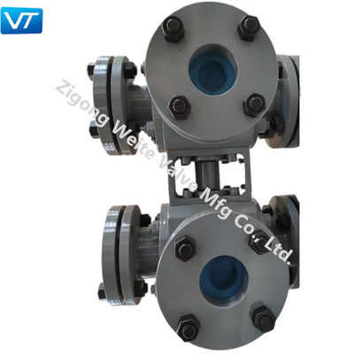 качество  VT Natural Gas Pipeline Fast Discharge Quick Shutdown Double Ball Valves завод