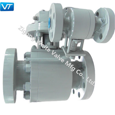 качество  Forged Steel Double Oil Pipeline Valves ISO5211 Double Block And Bleed Ball Valves завод