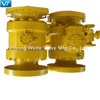 Тело клапана WCC API 6D шарикового клапана кованой стали RPTFE плавая мягкое герметизируя