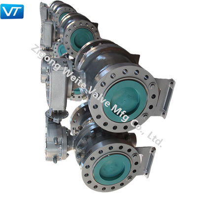 3 части шарикового клапана установленного Trunnion 10&quot; WCB сталь углерода 600LB